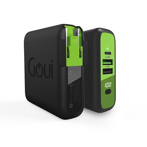 Goui - Mbala - Wall charger, + Power Bank 8000 + Qi