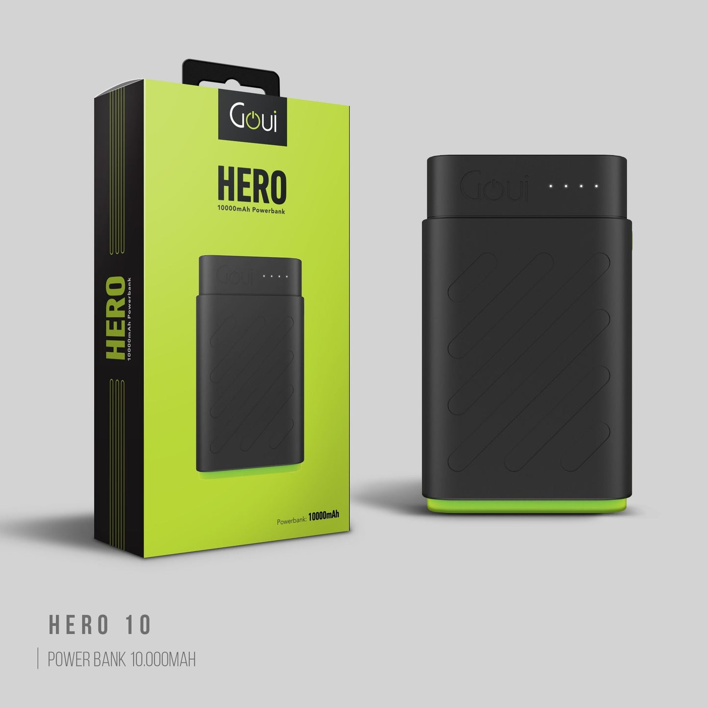 Goui - Hero 10.000 mAh Power Bank