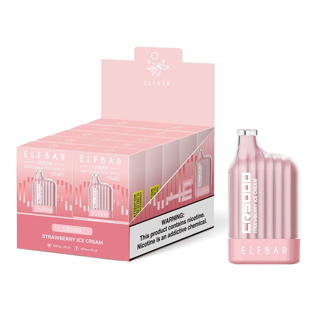 Elfbar Vapes Strawberry Ice Cream